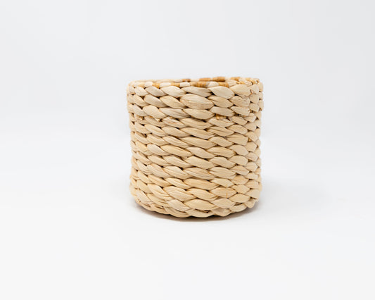 Classic Banana Weave Planter | Natural Woven Cachepot