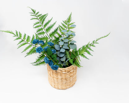 Classic Banana Weave Planter | Natural Woven Cachepot