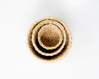 Classic Banana Weave Planter | Natural Woven Cachepot
