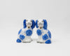 Blue & White Porcelain Staffordshire Salt & Pepper Set