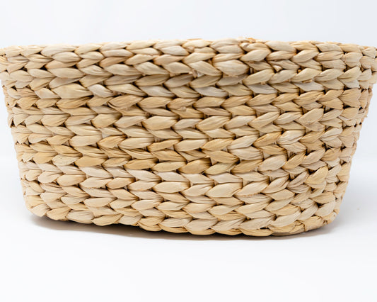 Banana Weave Oval Basket | Decorative Footbath Planter