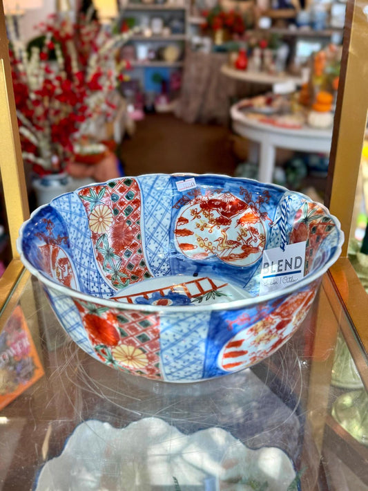 Patchwork Imari Pattern Porcelain Bowl
