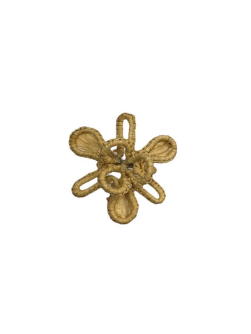 Raffia Orchid Blossom Napkin Ring