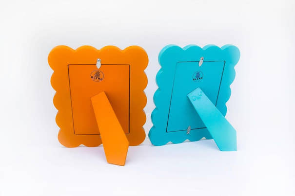 Scalloped Lacquer Photo Frame | 4x6 | 5x7