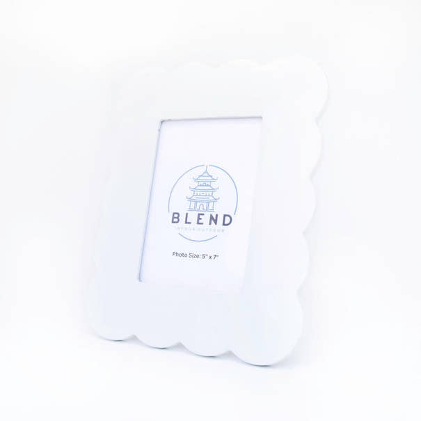Scalloped Lacquer Photo Frame | 4x6 | 5x7