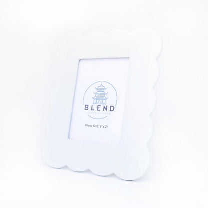 Scalloped Lacquer Photo Frame | 4x6 | 5x7