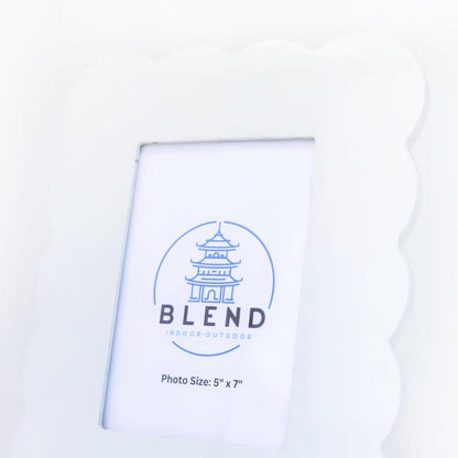 Scalloped Lacquer Photo Frame | 4x6 | 5x7