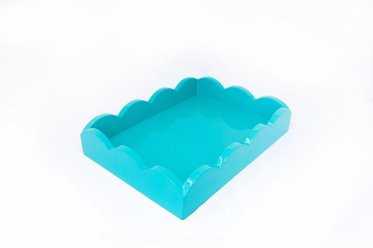 Scalloped Lacquer Tray | Chic Decorative Home Accent