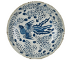 Large Blue and White Porcelain Decorative Plates