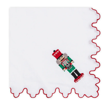 Embroidered Heirloom Nutcracker Napkins