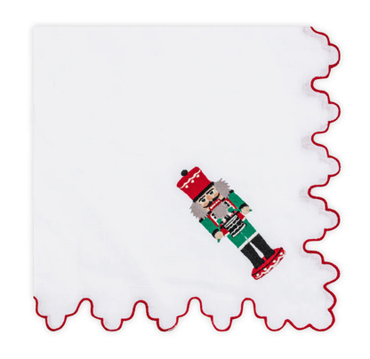 Embroidered Heirloom Nutcracker Napkins
