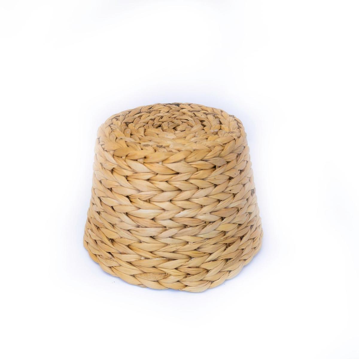 Tapered Banana Weave Planter | Decorative Cachepot Planter