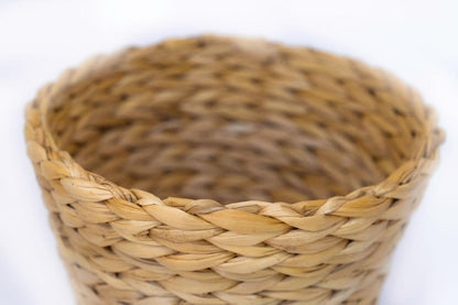 Tapered Banana Weave Planter | Decorative Cachepot Planter
