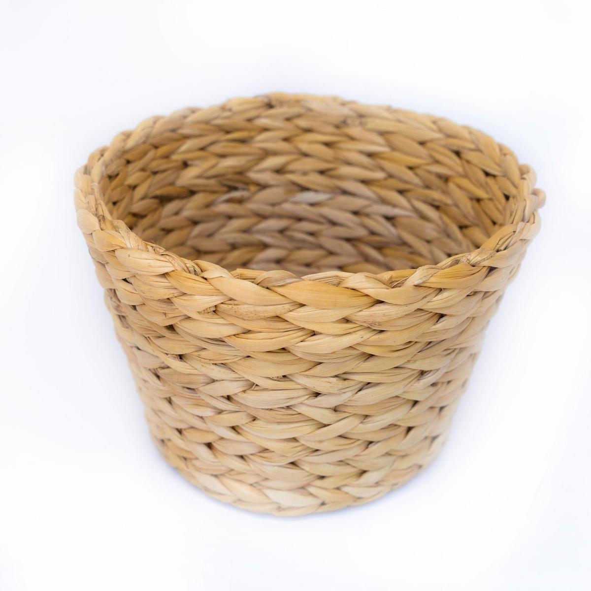 Tapered Banana Weave Planter | Decorative Cachepot Planter