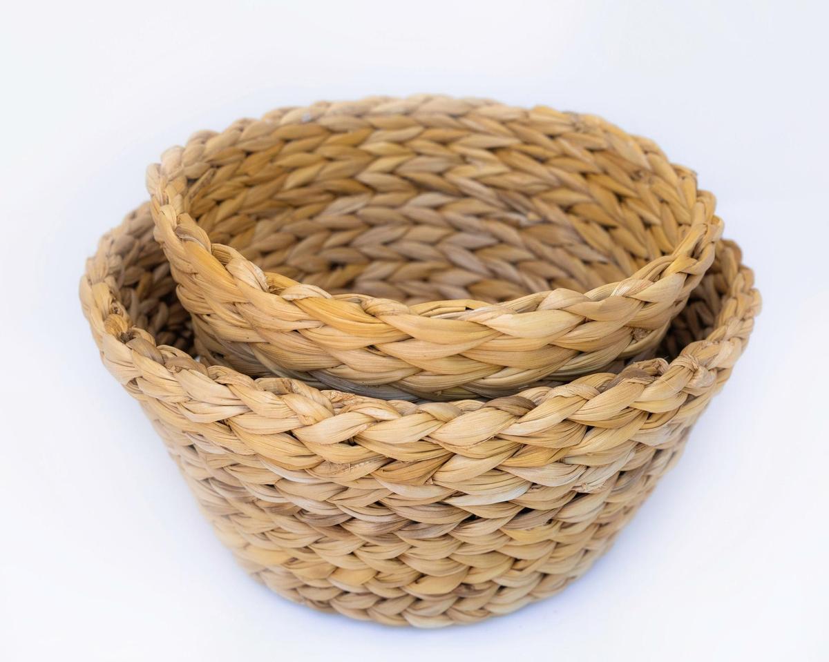 Tapered Banana Weave Planter | Decorative Cachepot Planter