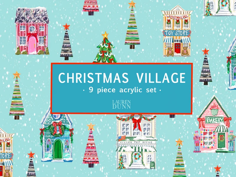Mini Christmas Village Set | Presale
