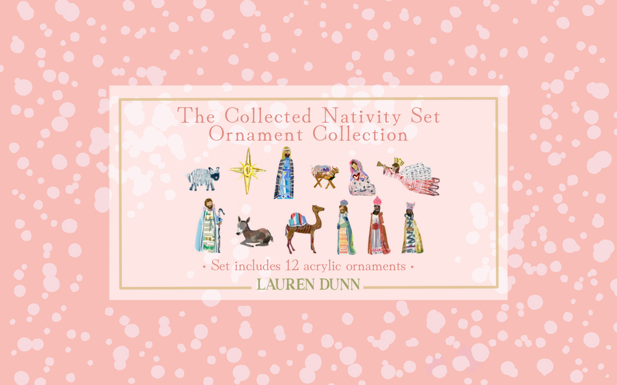 Collected Nativity Ornament Set, Small