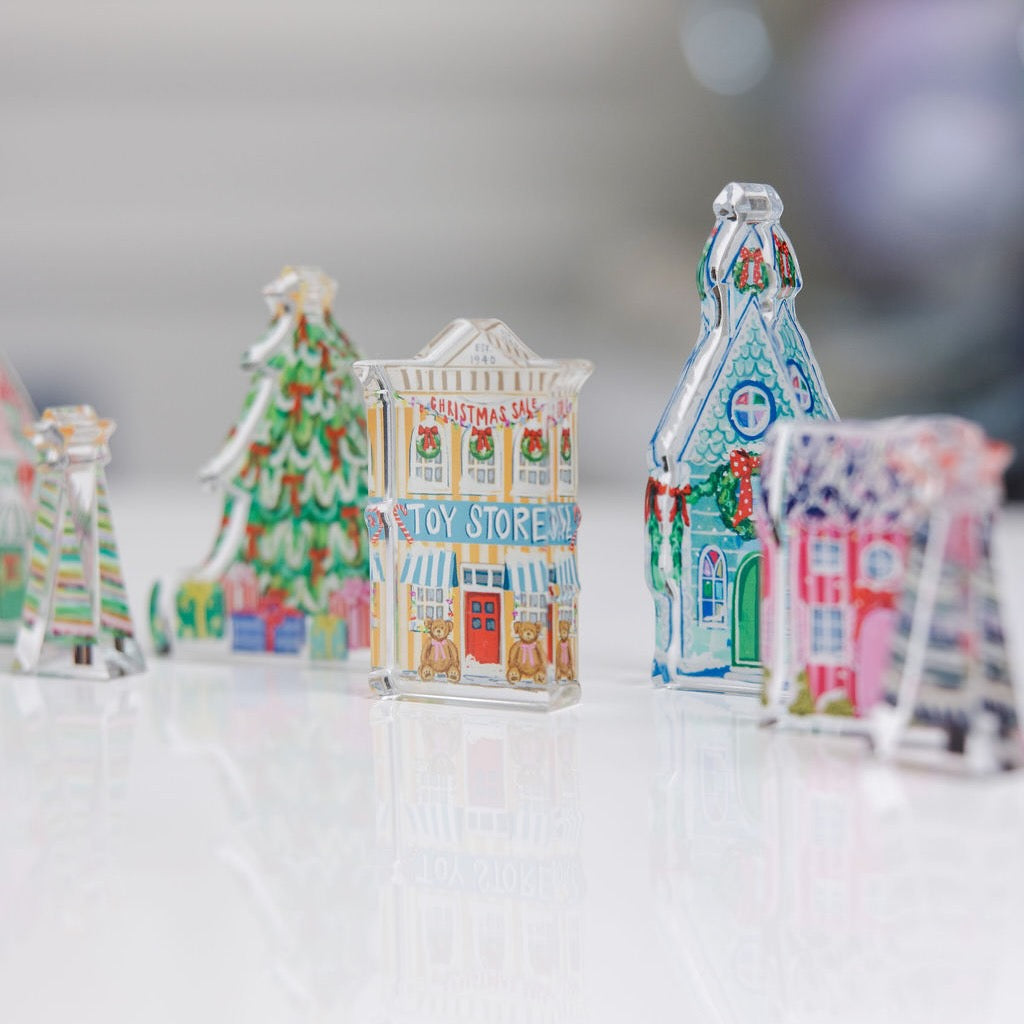 Mini Christmas Village Set