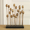 Load image into Gallery viewer, Poppy Pod Sculpture in Multi-Gold from Global Views 8.81675