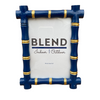 Blue Faux Bamboo Picture Frame 