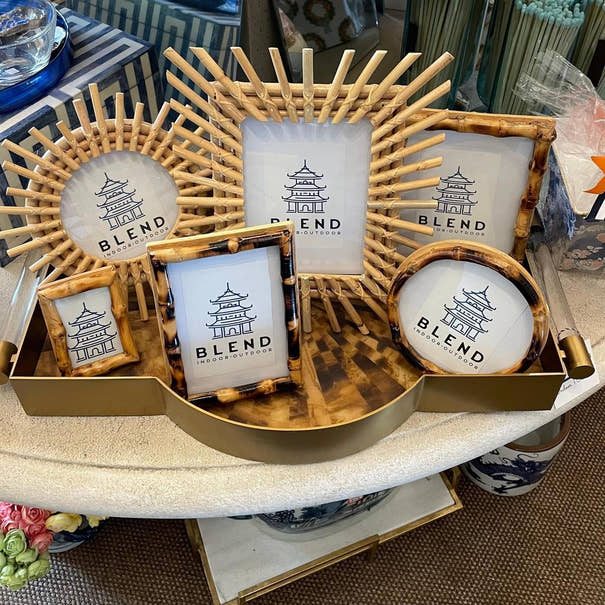 Bamboo Sunburst Frame