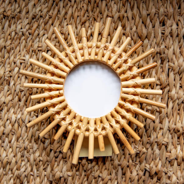 Bamboo Sunburst Frame