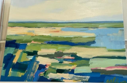 Beth Robison "Sea Island Marsh" 24x30 Painting