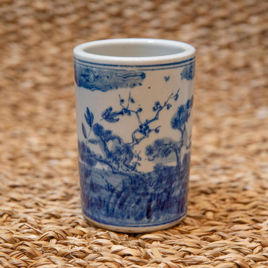 Blue & White Porcelain Pencil cup