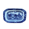 Small Blue and White Plate with Landscape Motif
