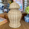 Load image into Gallery viewer, Wicker Temple Jar 