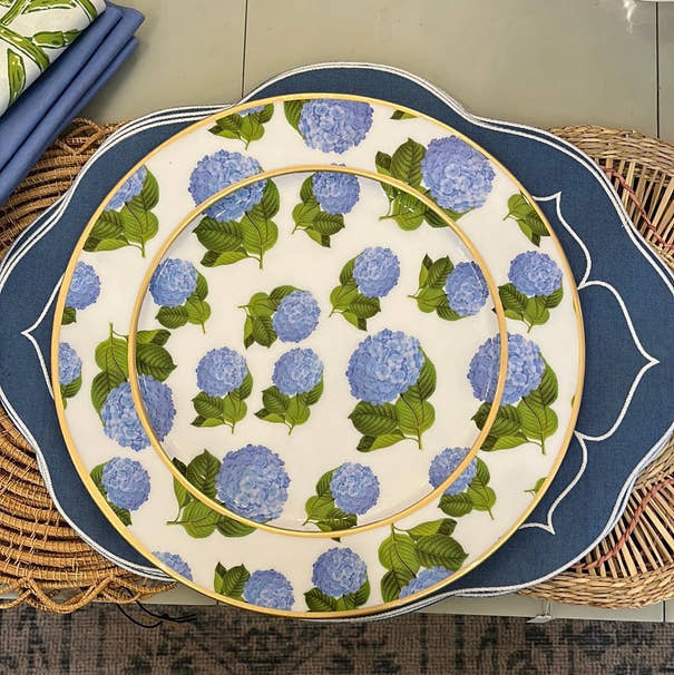 Patterned Enamel Charger