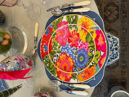 Patterned Enamel Charger