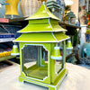Lime Painted Pagoda Lantern